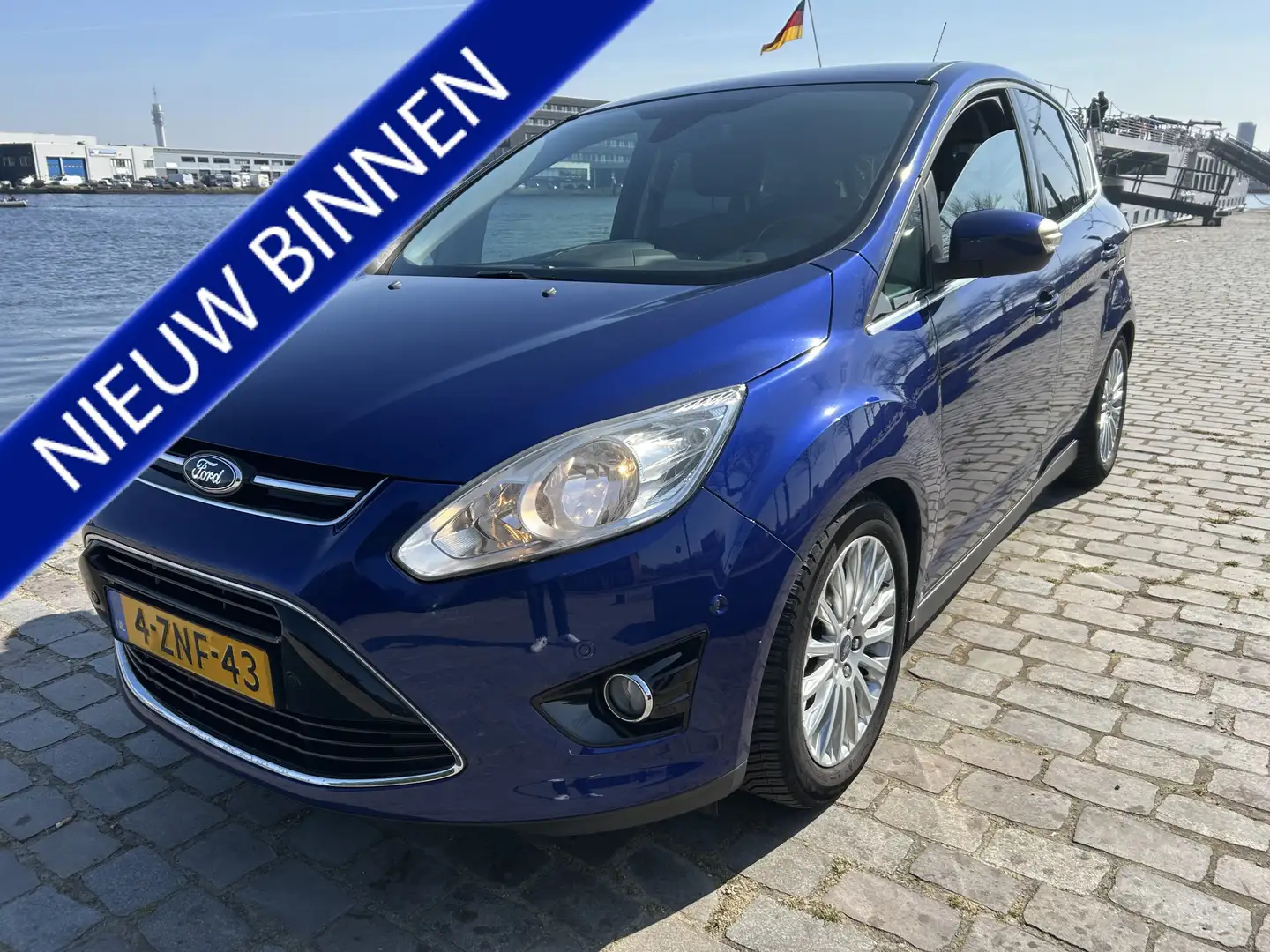 Ford C-Max 1.0 Edition Plus Titanium uitv! navi/camera ecc Blauw - 1