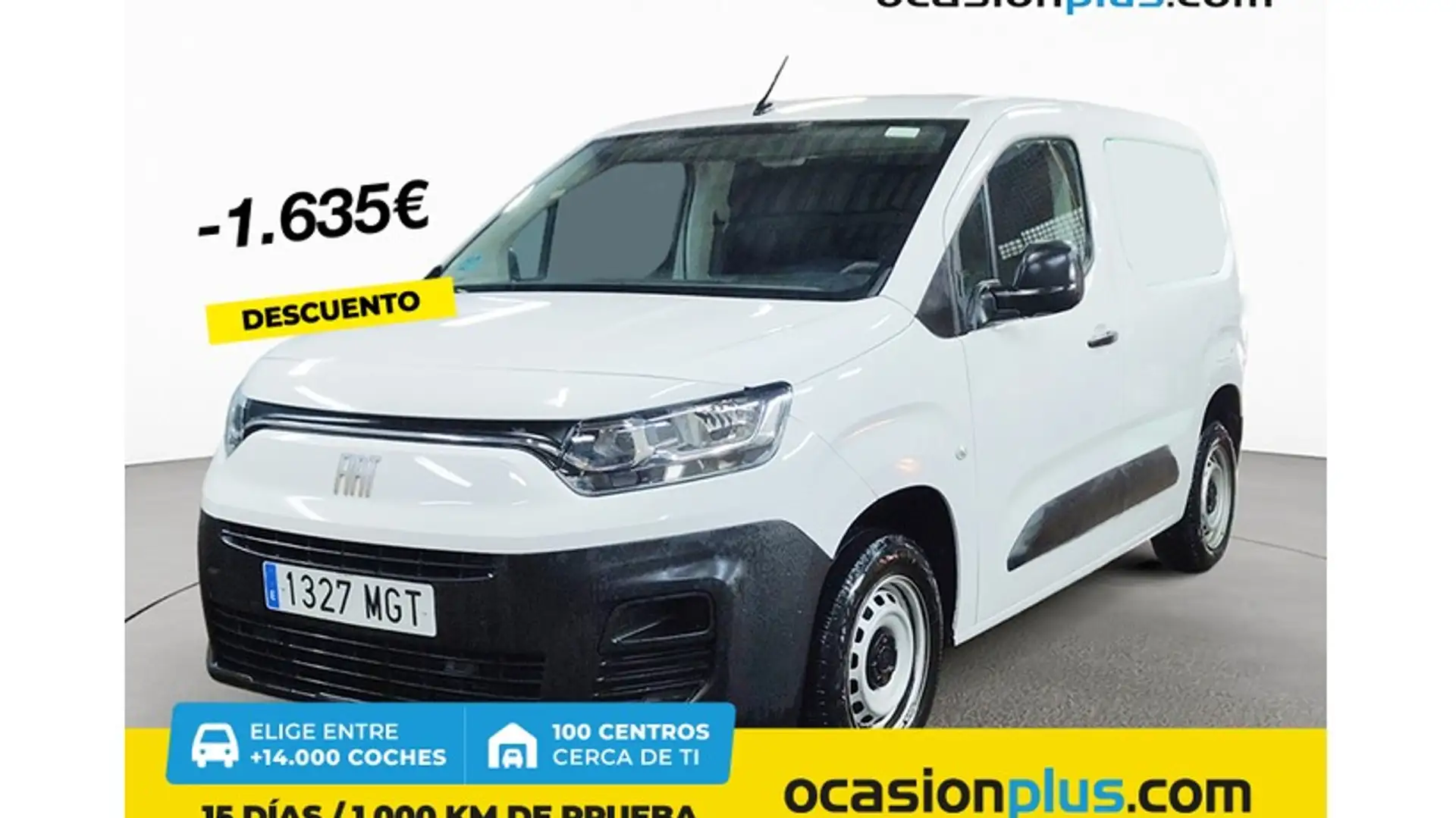Fiat Dobló Van 1.5BlueHDI L1 H1 650kg 100 Wit - 1