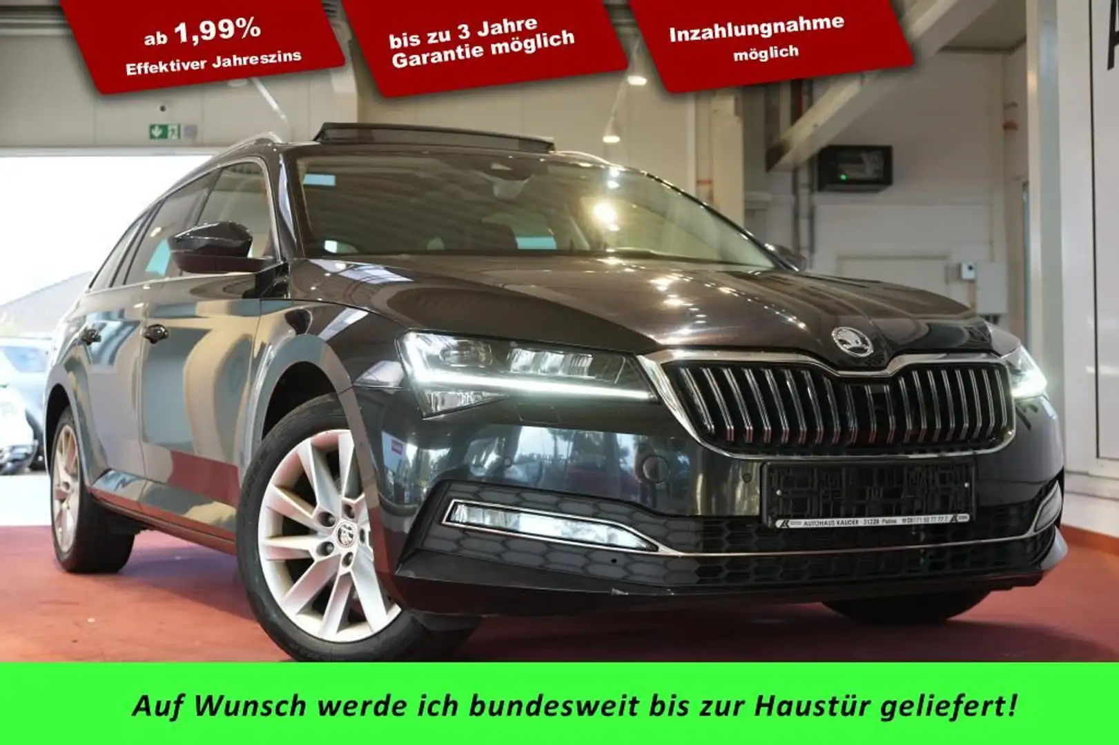 Skoda Superb Combi 2.0 TDI DSG Style*LED*Virtual*Pano* Schwarz - 1