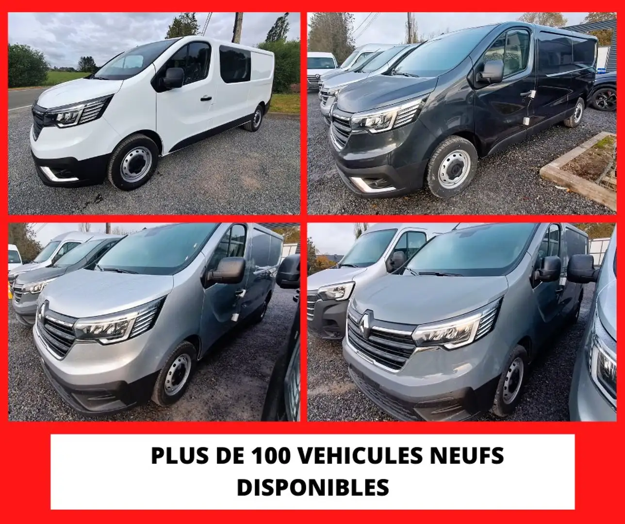 Renault Trafic Fourgon , Fourgon double cabine Wit - 1