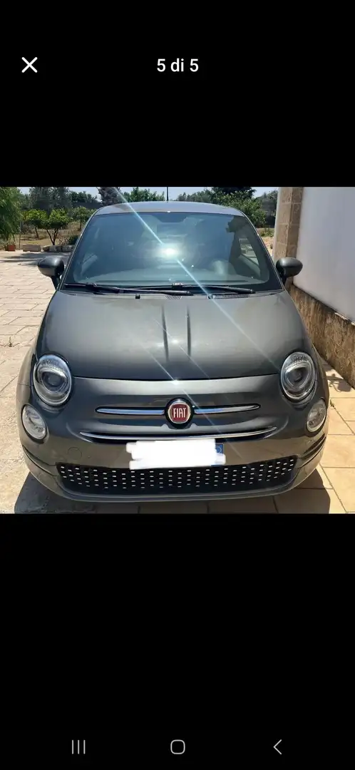 Fiat 500 500 III 2015 1.2 Lounge 69cv my20 Grigio - 1