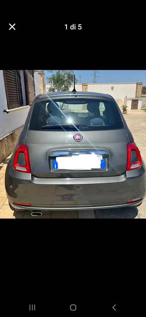 Fiat 500 500 III 2015 1.2 Lounge 69cv my20 Grigio - 2
