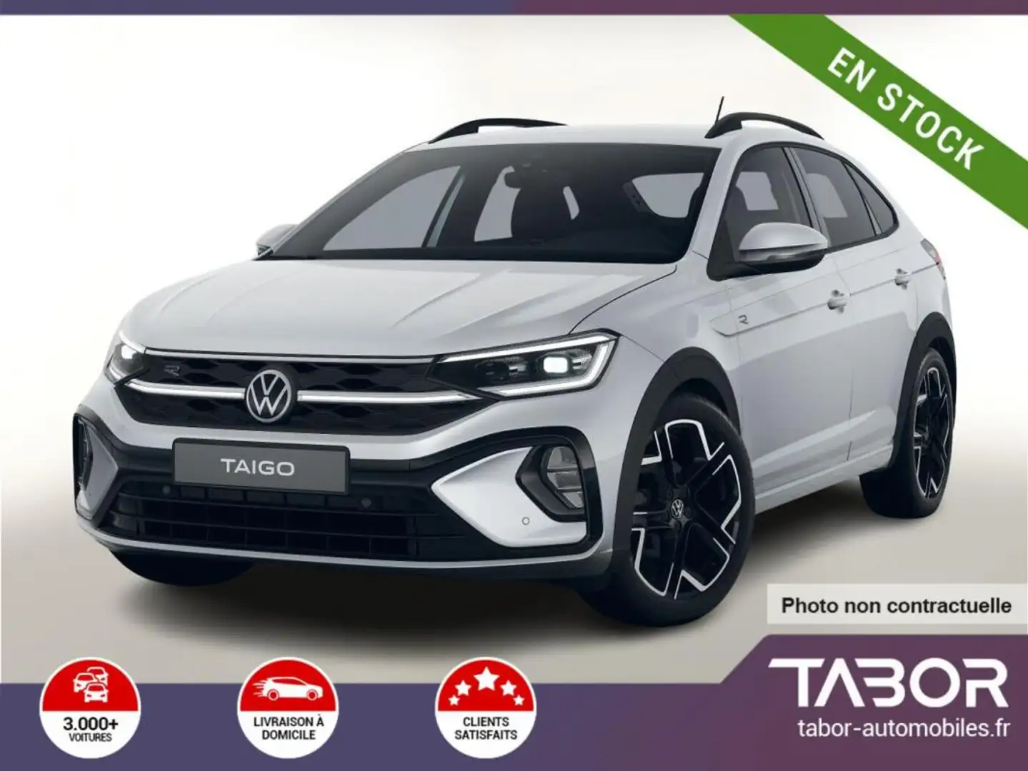 Volkswagen Taigo 1.0 TSI 115 DSG R-Line Matrix Argent - 1