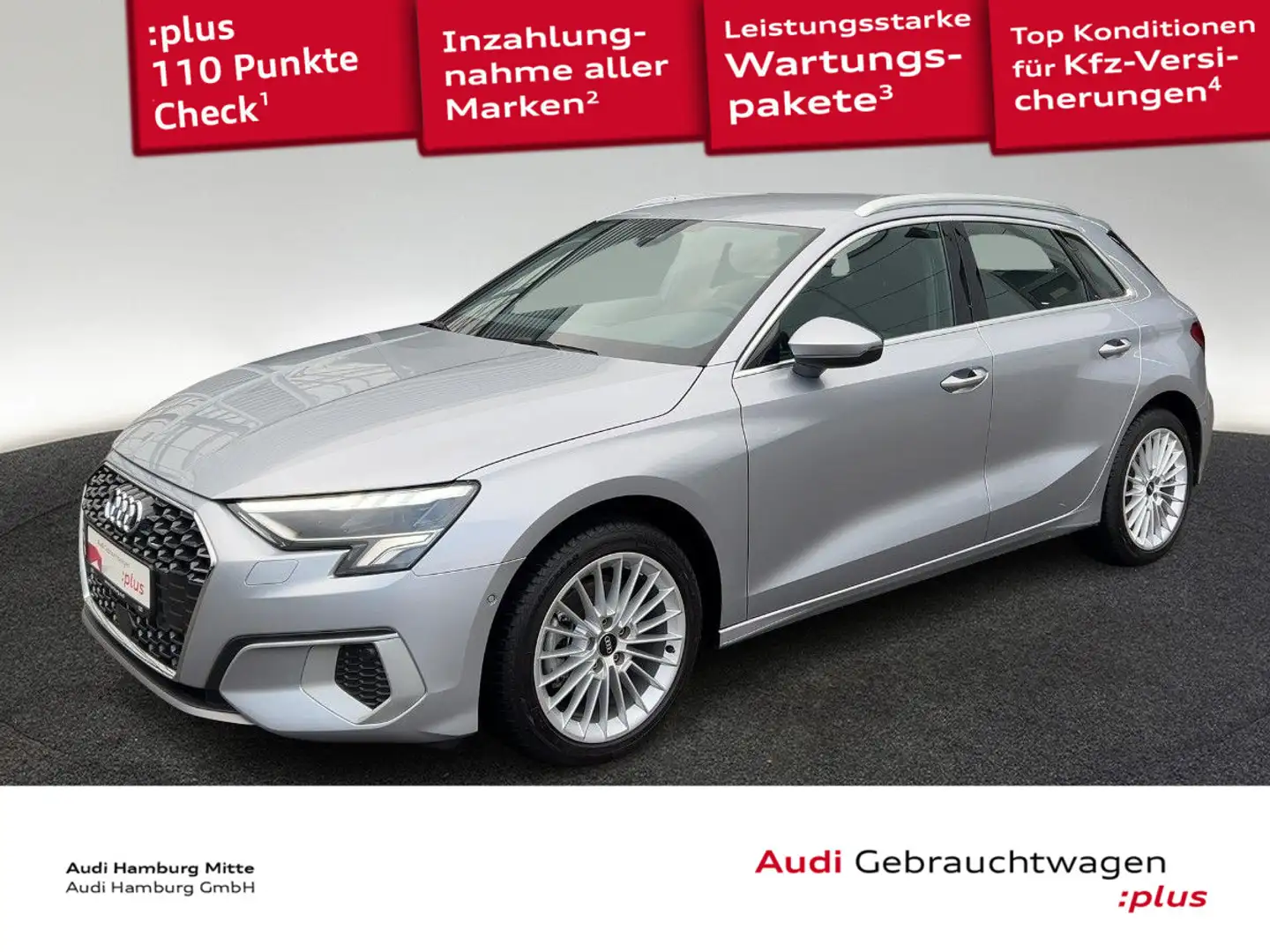 Audi A3 35 TFSI advanced S tronic Kamera Na Argent - 1