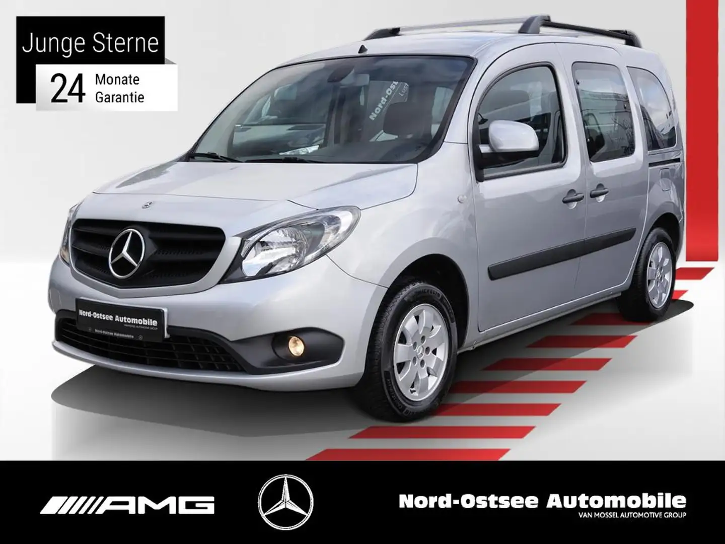 Mercedes-Benz Citan 109 TOURER KLIMA TEMPOMAT SITZHEIZUNG PDC Silber - 1