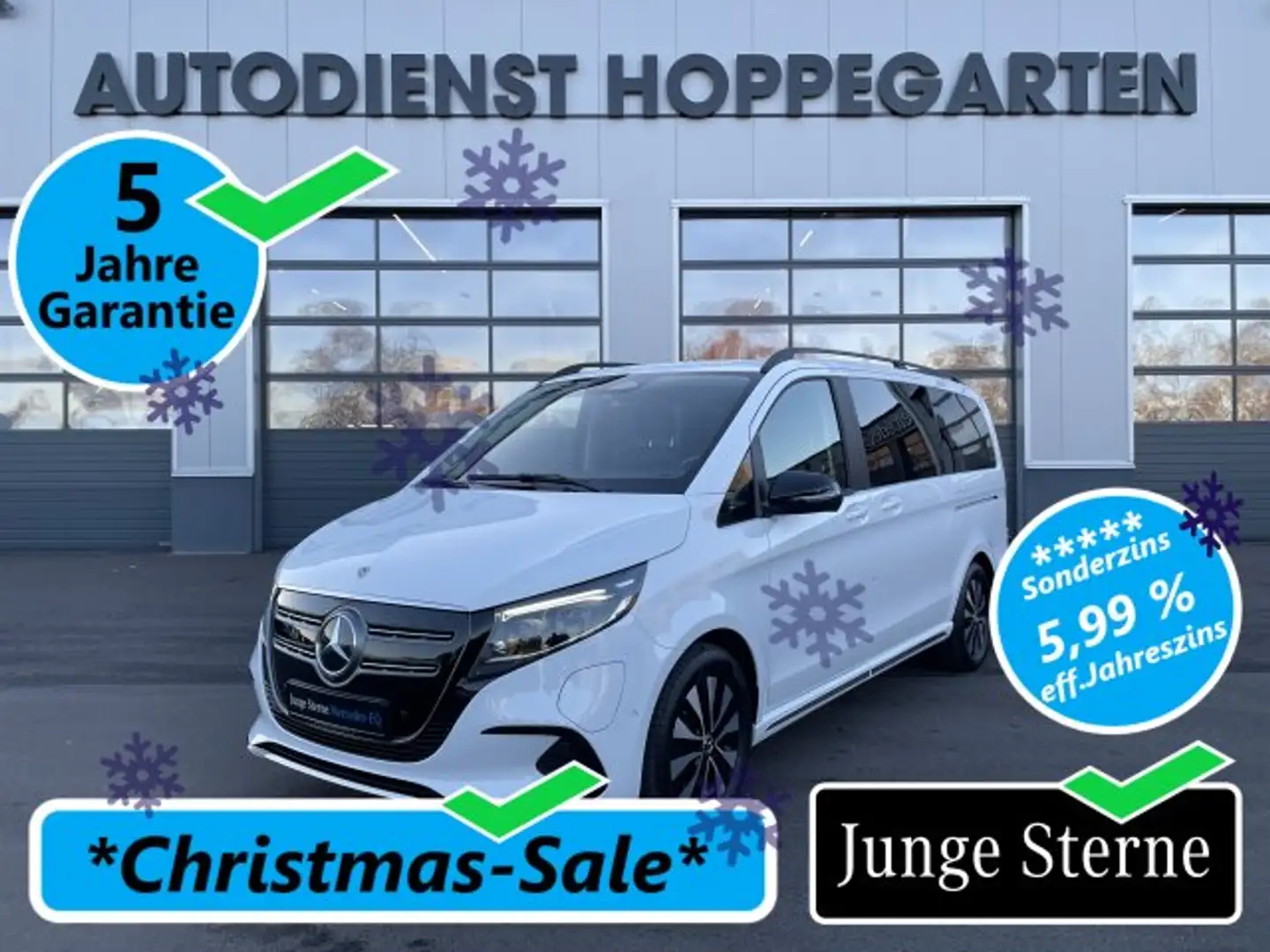 Mercedes-Benz EQV 300 EQV 300 Lang Avantgarde Distonic LED MBUX Kamera White - 1