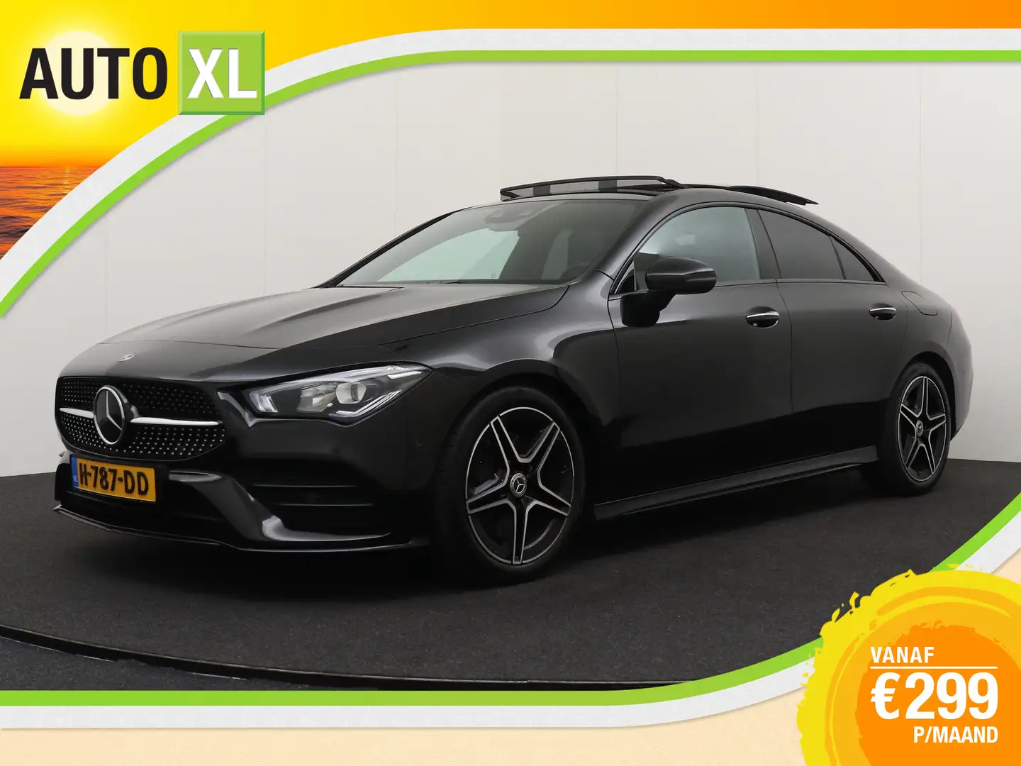 Mercedes-Benz CLA 200 164 PK Aut. AMG Night Pano-dak Camera Trekhaak Zwart - 1