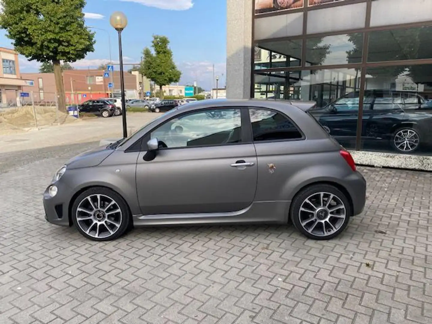 Abarth 595 1.4 T-Jet 165 CV Turismo Pelle Apple car play! Gris - 2