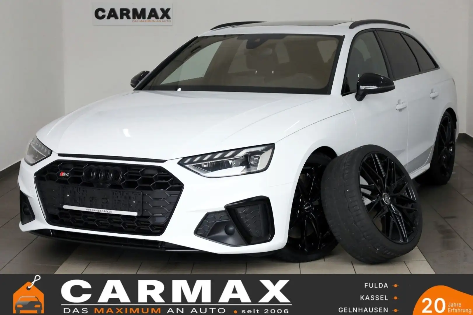 Audi S4 Avant 3.0 TDI quattro TLeder,Navi,LED,PanDach Blanc - 1