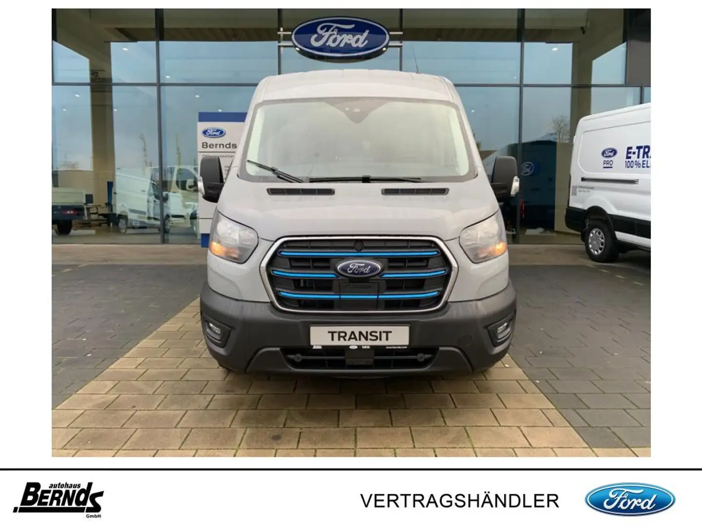 Ford Transit e-Transit 390 L3H2 DOPPELKABINE Trend NAVI PDC Gris - 2
