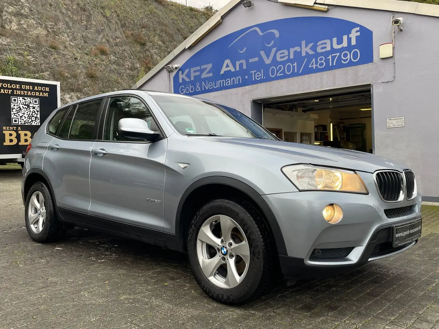 BMW X3 xDrive 20 i Panoramadach AHK Blau - 1