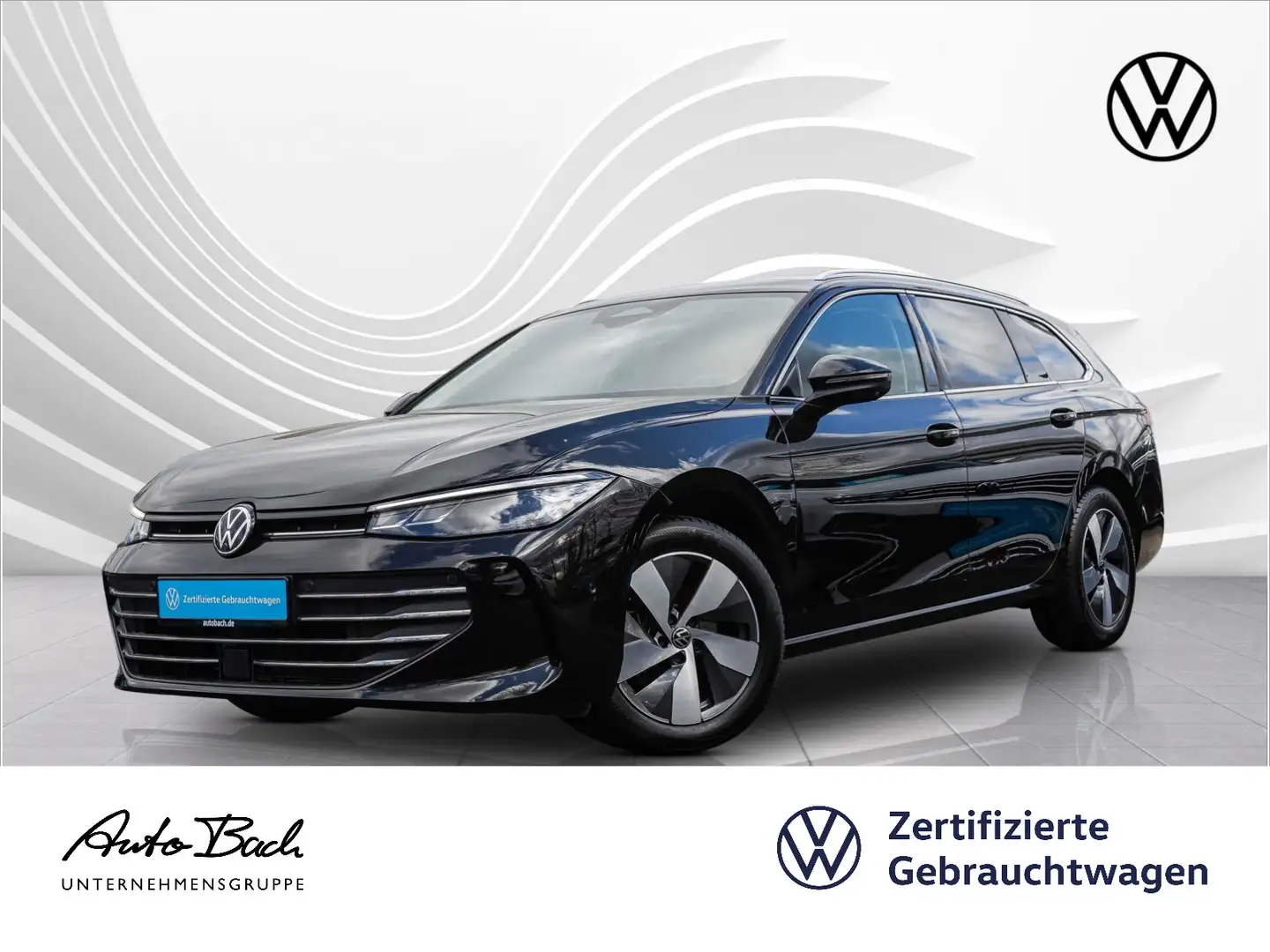 Volkswagen Passat Variant 1.5 eTSI DSG Business, LED, Navi, Zwart - 1
