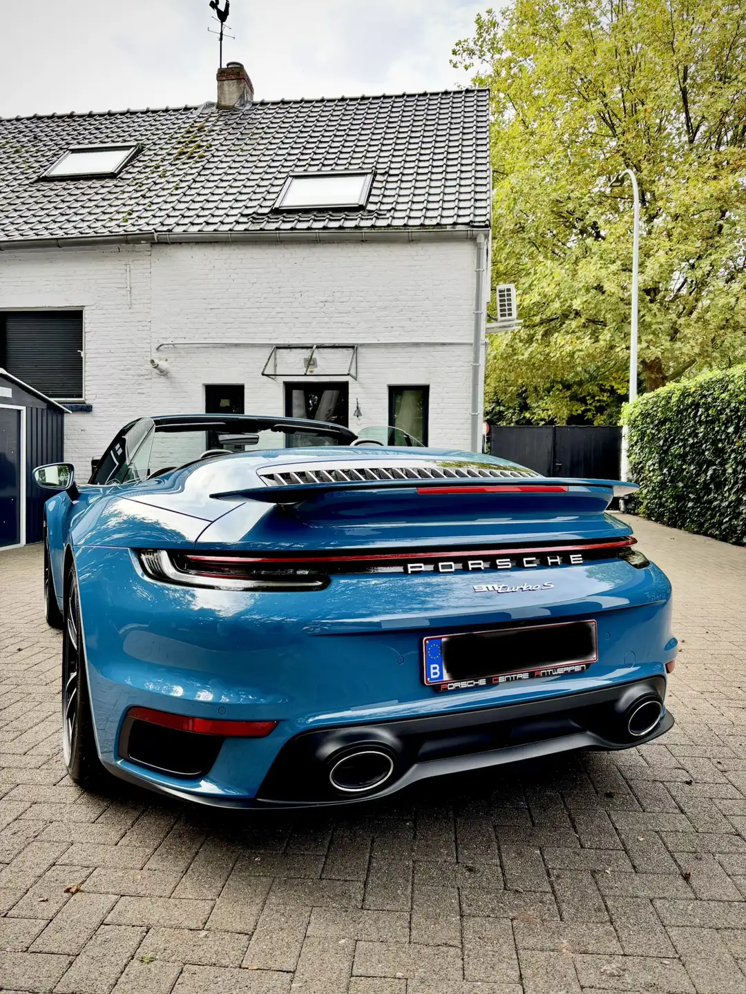 포르쉐 911 Turbo S Cabriolet 2022 블루 사진 7