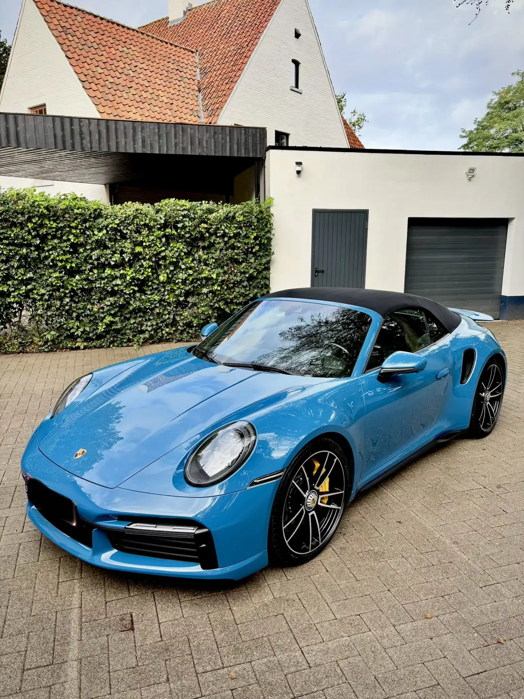 포르쉐 911 Turbo S Cabriolet 2022 블루 사진 3