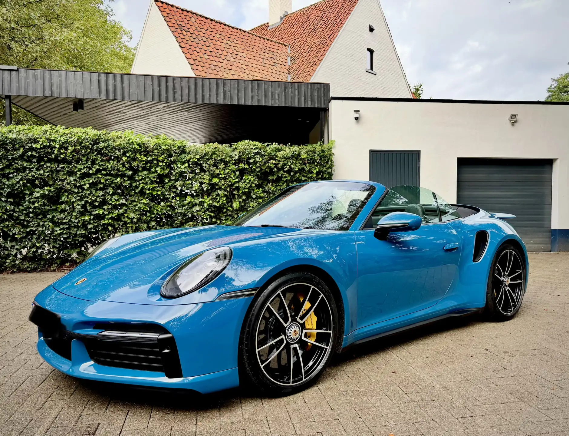 포르쉐 911 Turbo S Cabriolet 2022 블루 사진 1