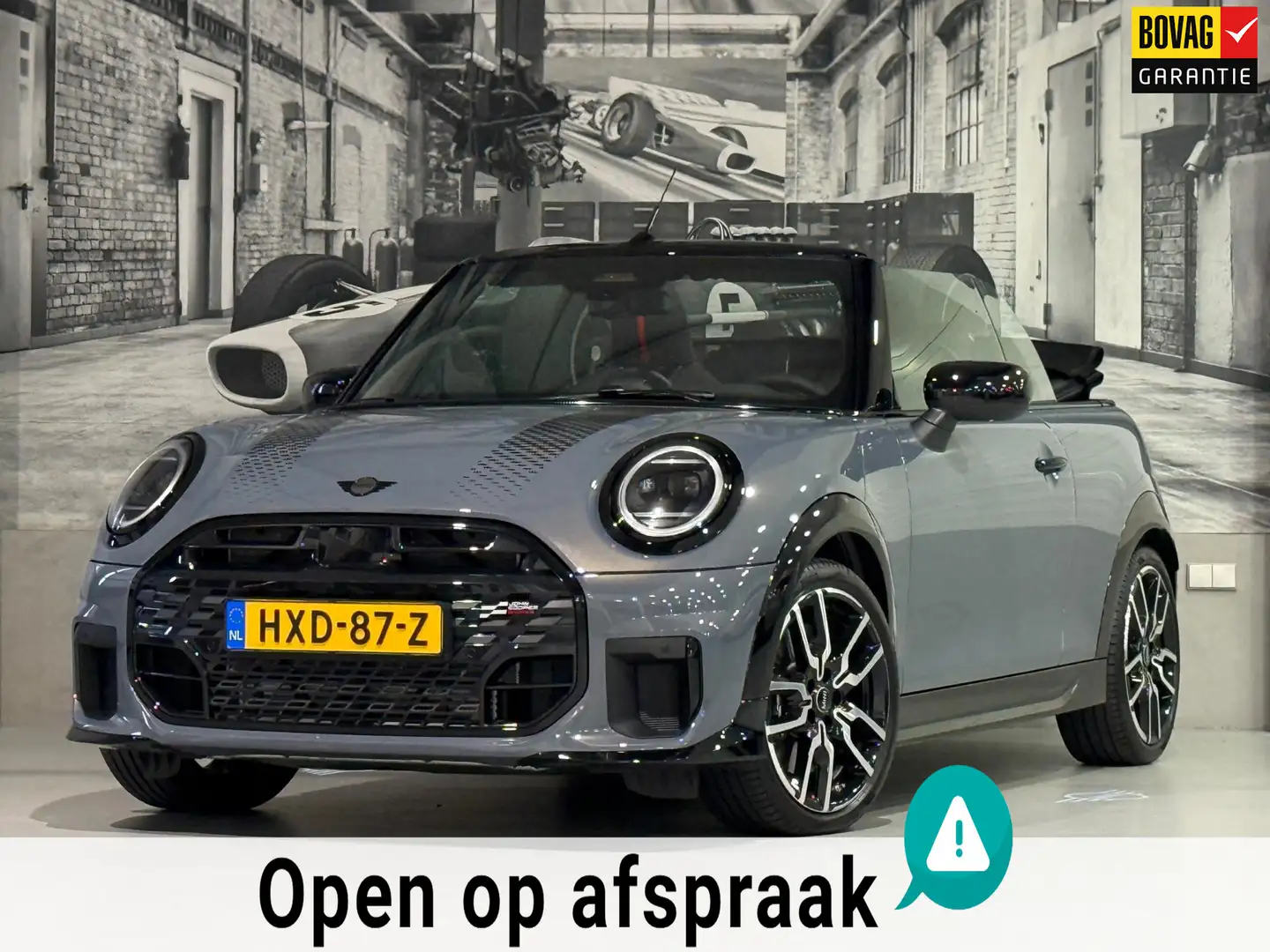MINI Cooper C Cabrio Mini 2.0 John Cooper Works M Grijs - 1