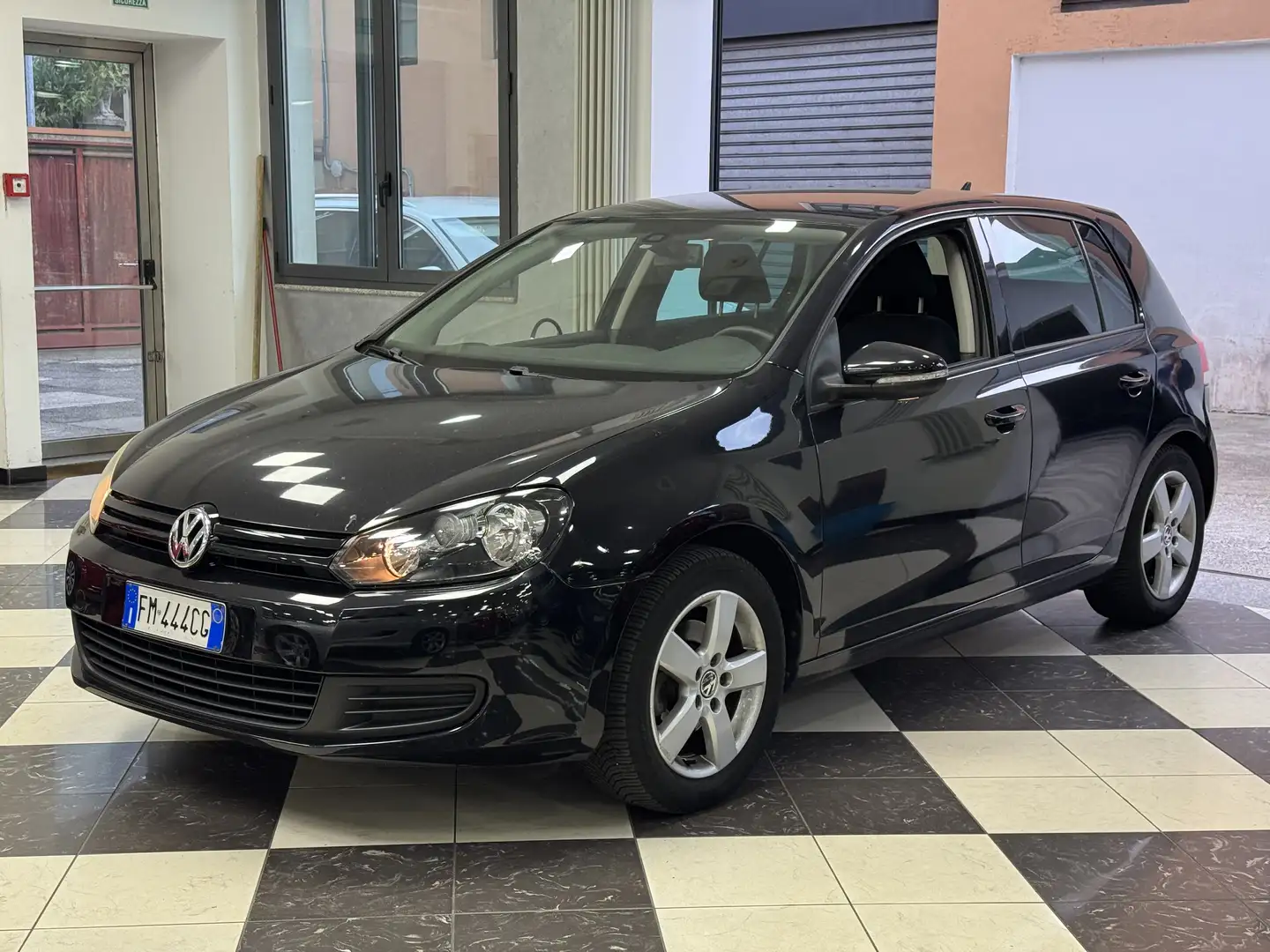 Volkswagen Golf VI 2010 1.4 United Eu5 80cv Neopatentati Negro - 1