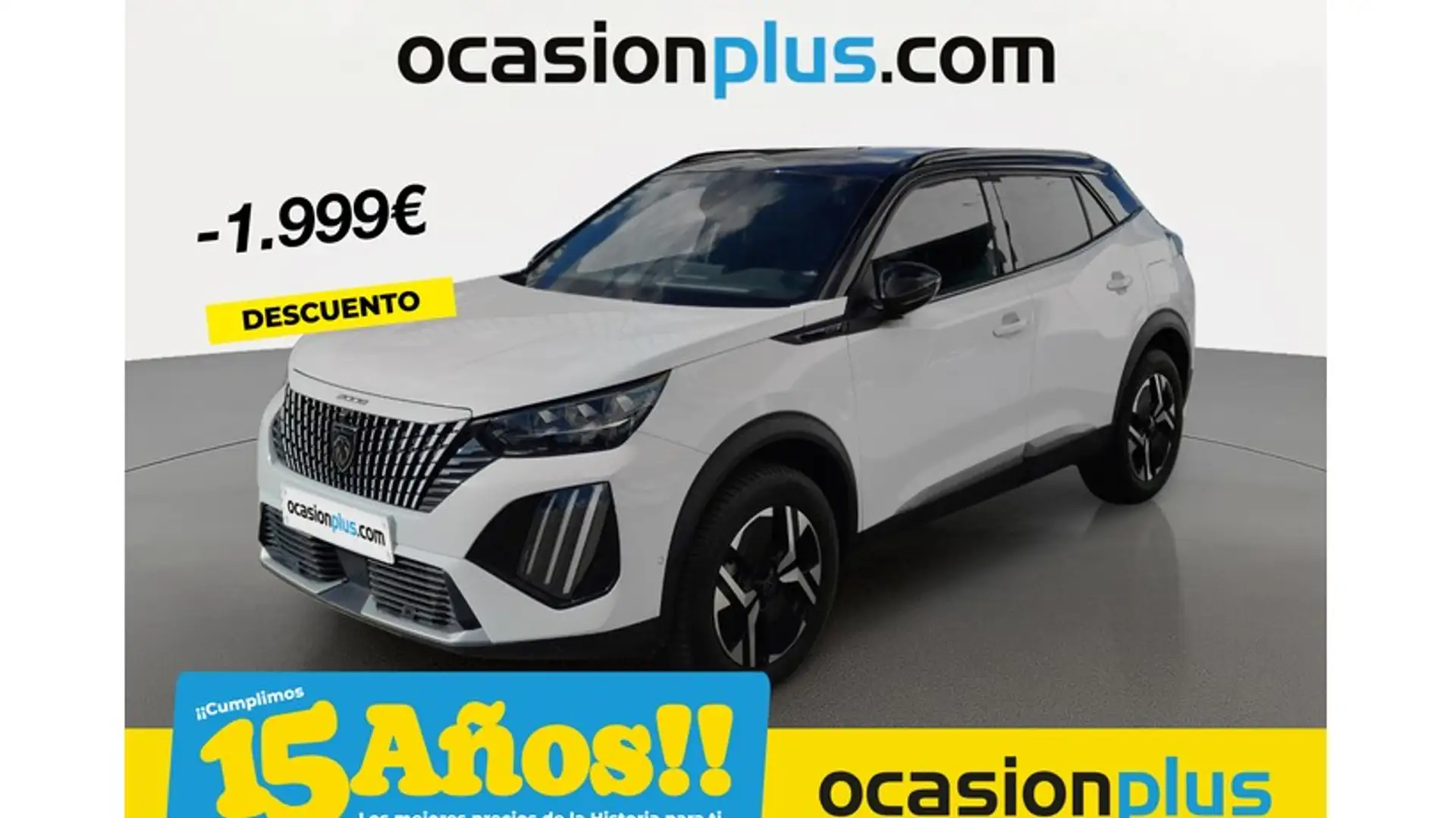 Peugeot 2008 1.2 PureTech S&S GT EAT8 130 Wit - 1