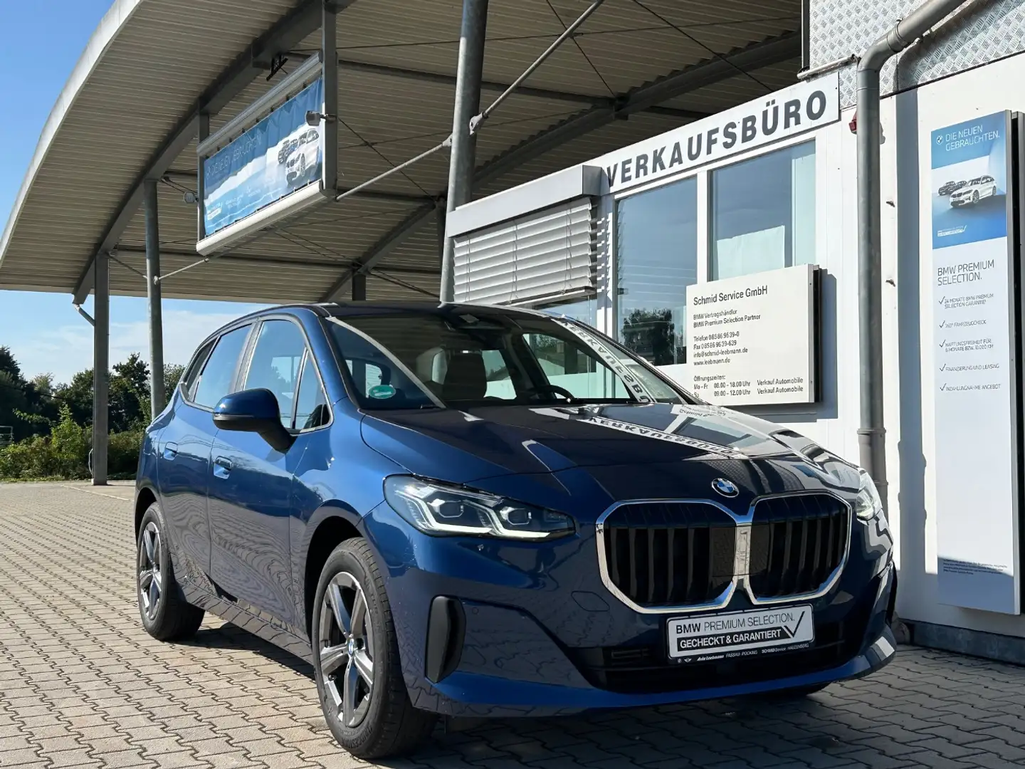 BMW 220 i Active Tourer AHK/RFK GARANTIE bis 07/2029 Bleu - 2