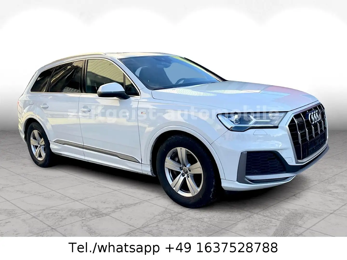 Audi Q7 50 TDI quattro S line*7-SITZER*HUD*PAN-DACH* Bílá - 1