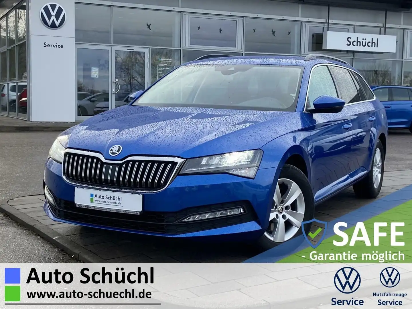 Skoda Superb Combi 2.0 TDI Ambition SMART-LINK+ACC+LAN Blau - 1