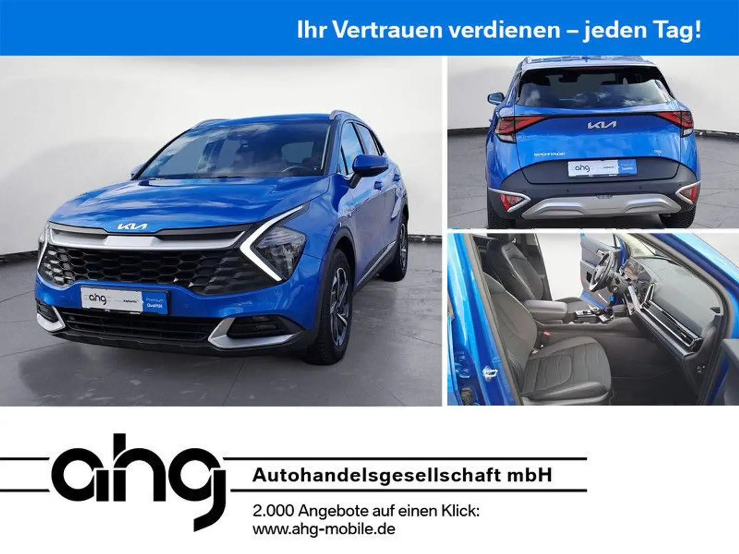 Kia Sportage 1.6 T-GDI EcoDynamics+ Vision DCT Bluet Blau - 1