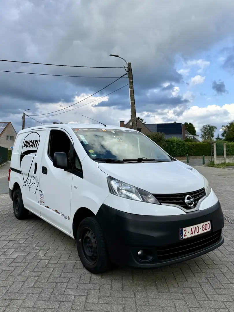 Nissan NV200 1.5 EU5 - lichte vracht - airco - gps - trekhaak Blanc - 1
