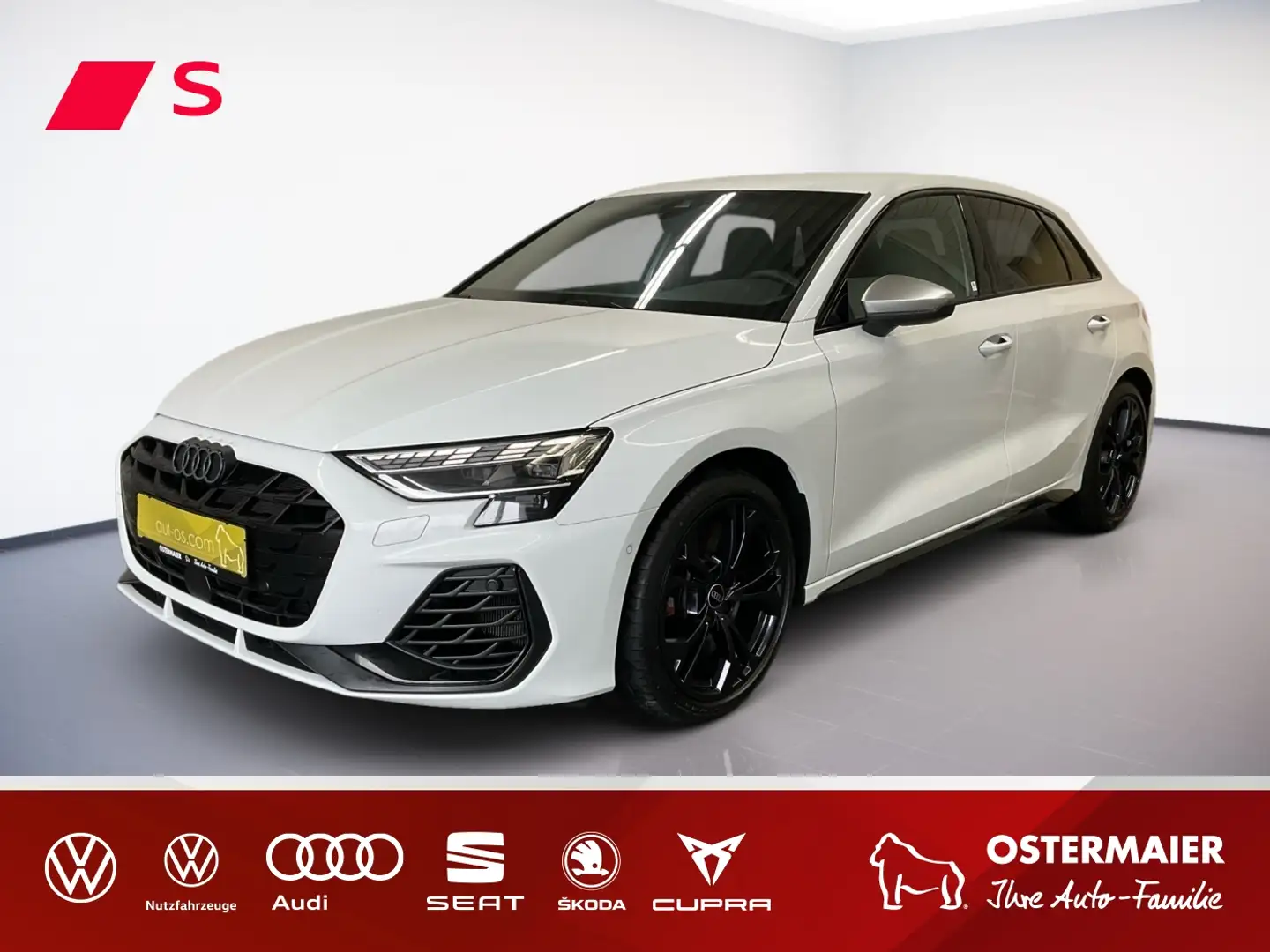 Audi S3 Sportback QUATTRO 2.0TFSI 333PS.STRONIC.MATRIX.NAV Alb - 1