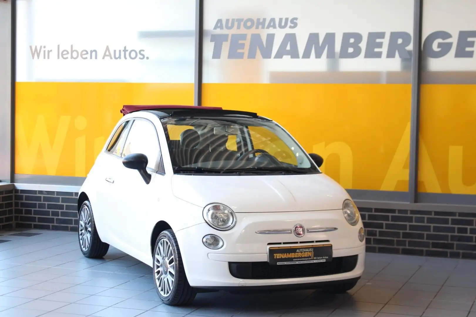 Fiat 500C 1.2 8V Pop Cabrio Klima PDC Alu-Felgen Weiß - 2