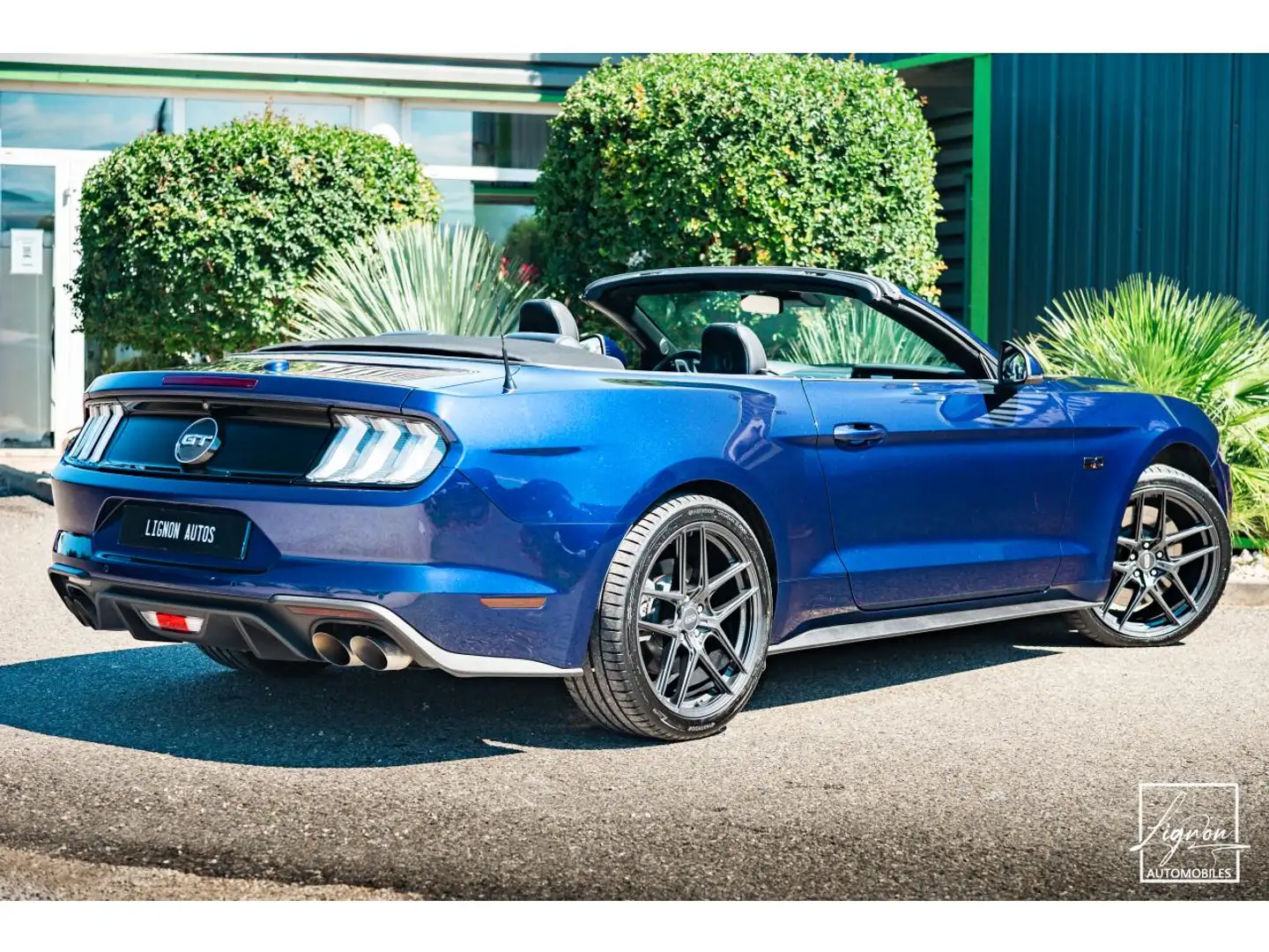 Ford Mustang Convertible 5.0 V8 Ti-VCT - 450  CONVERTIBLE 2015  Bleu - 2