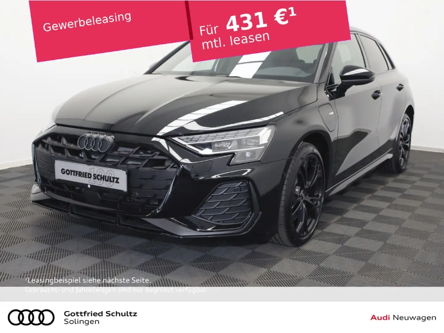 Audi A3 Sportback 45 TFSI e Hybrid Pano Business S line Noir - 1