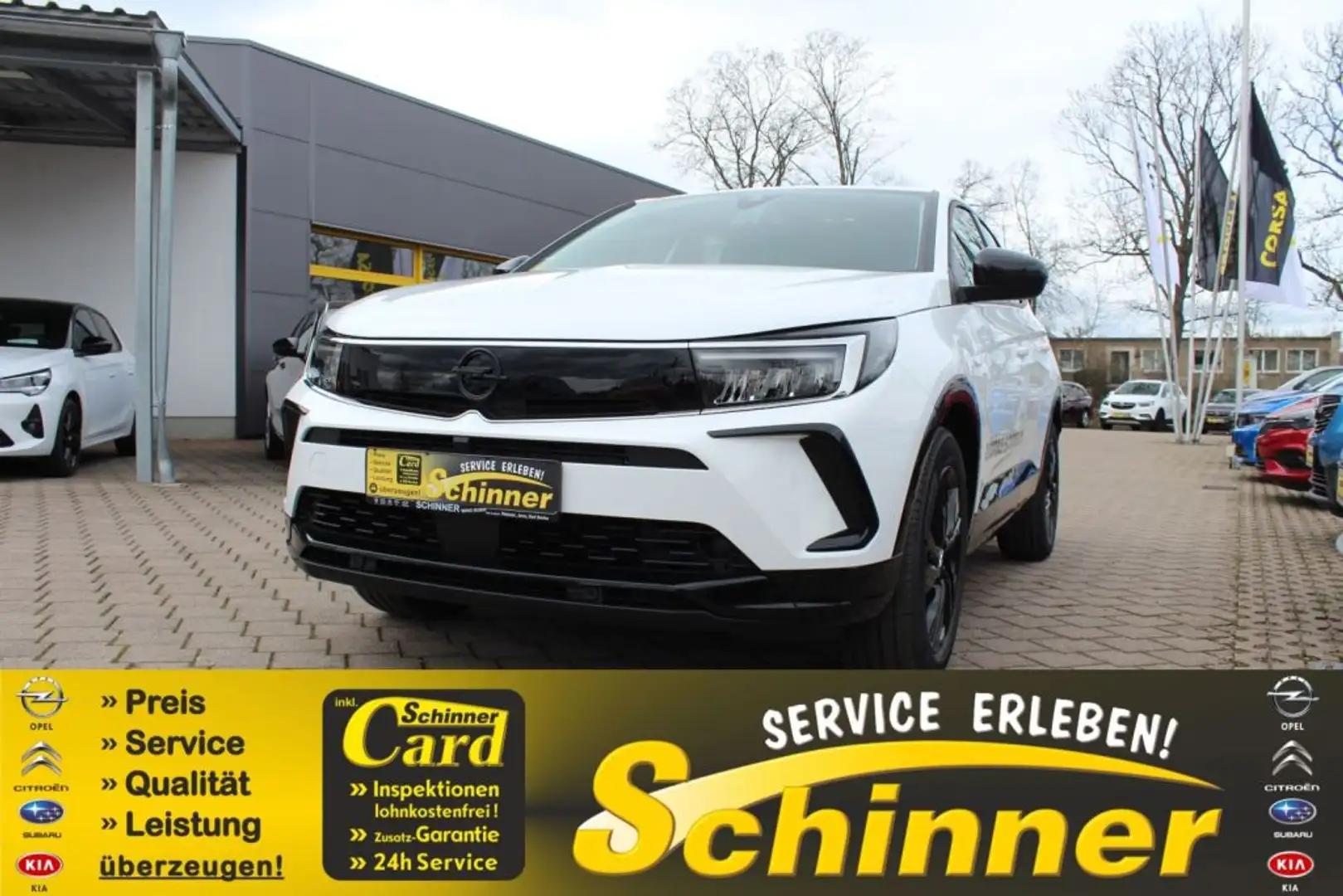 Opel Grandland 1.2 DI GS Blanc - 1