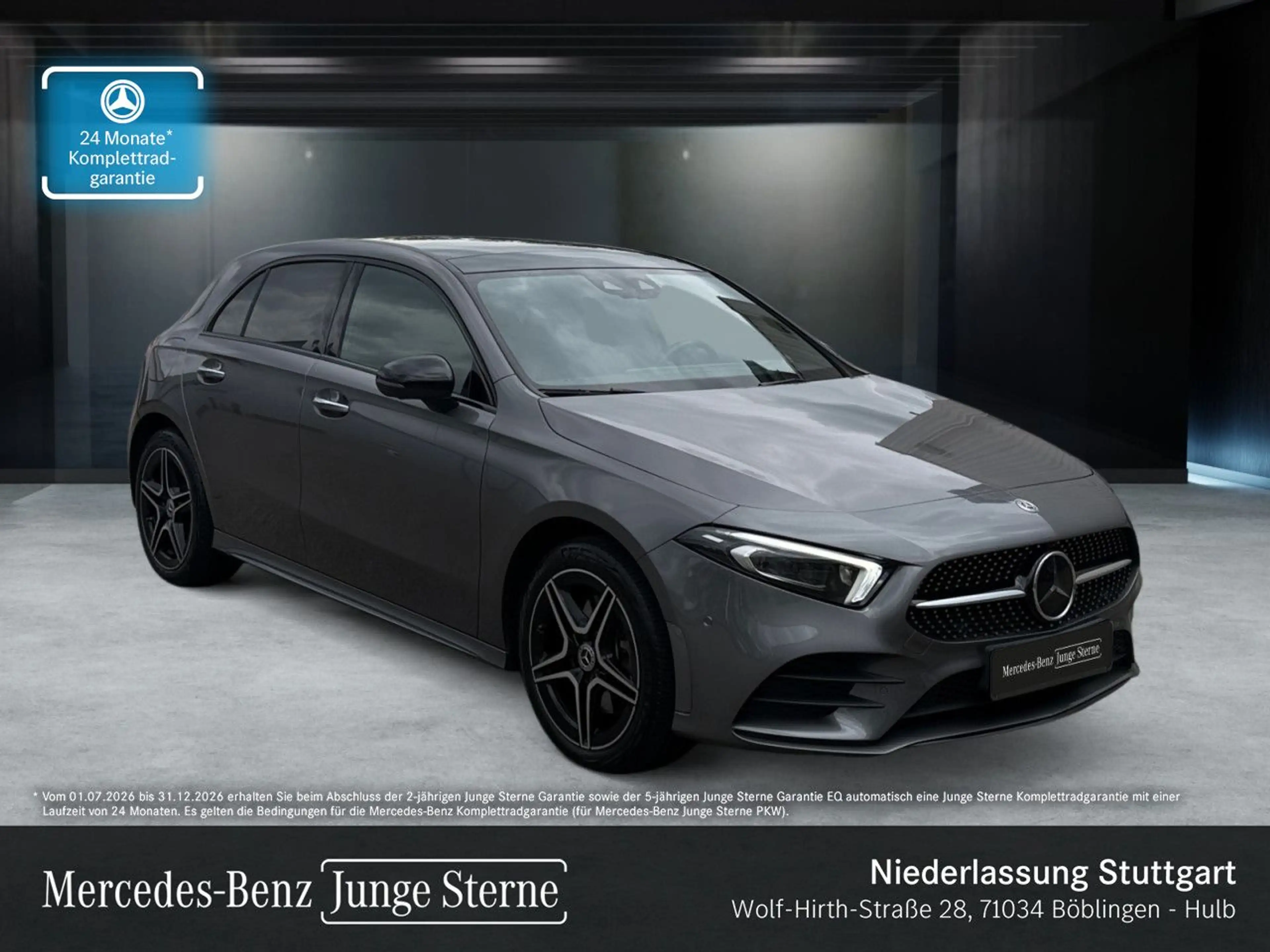 Mercedes-Benz A 250 e AMG+NIGHT+PANO+360°+AHK+MULTIBEAM+HUD+8G
