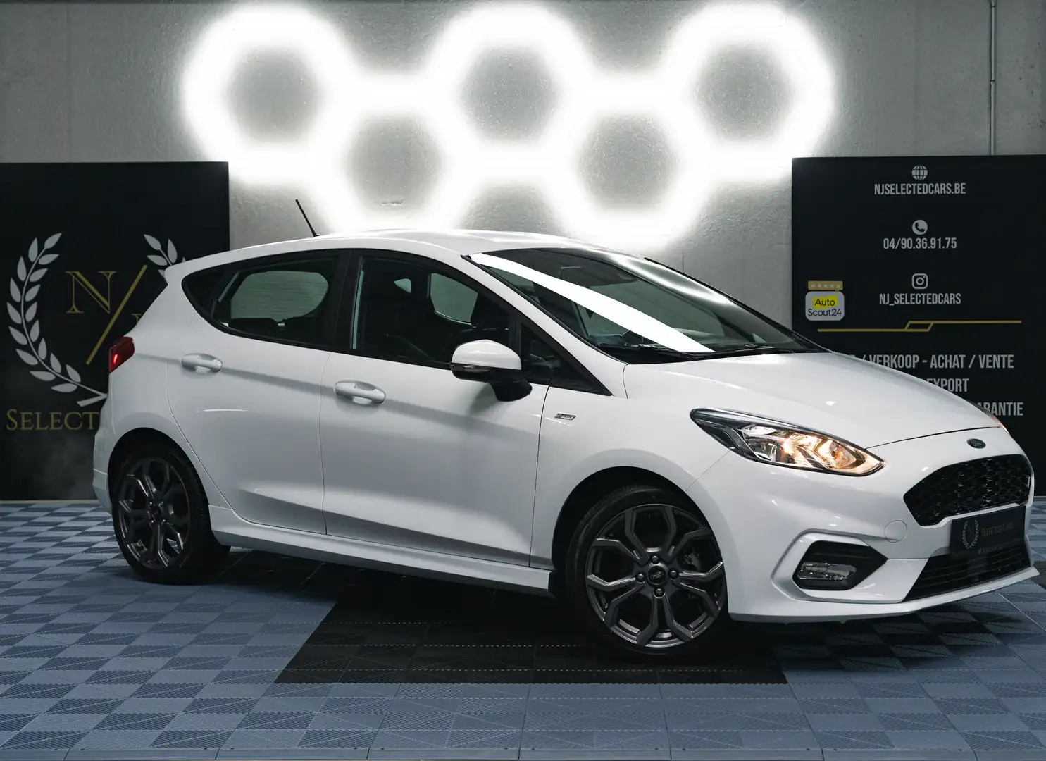 Ford Fiesta 1.0 EcoBoost ST-Line*CarPlay*LineAssist*ParkAssist Wit - 1