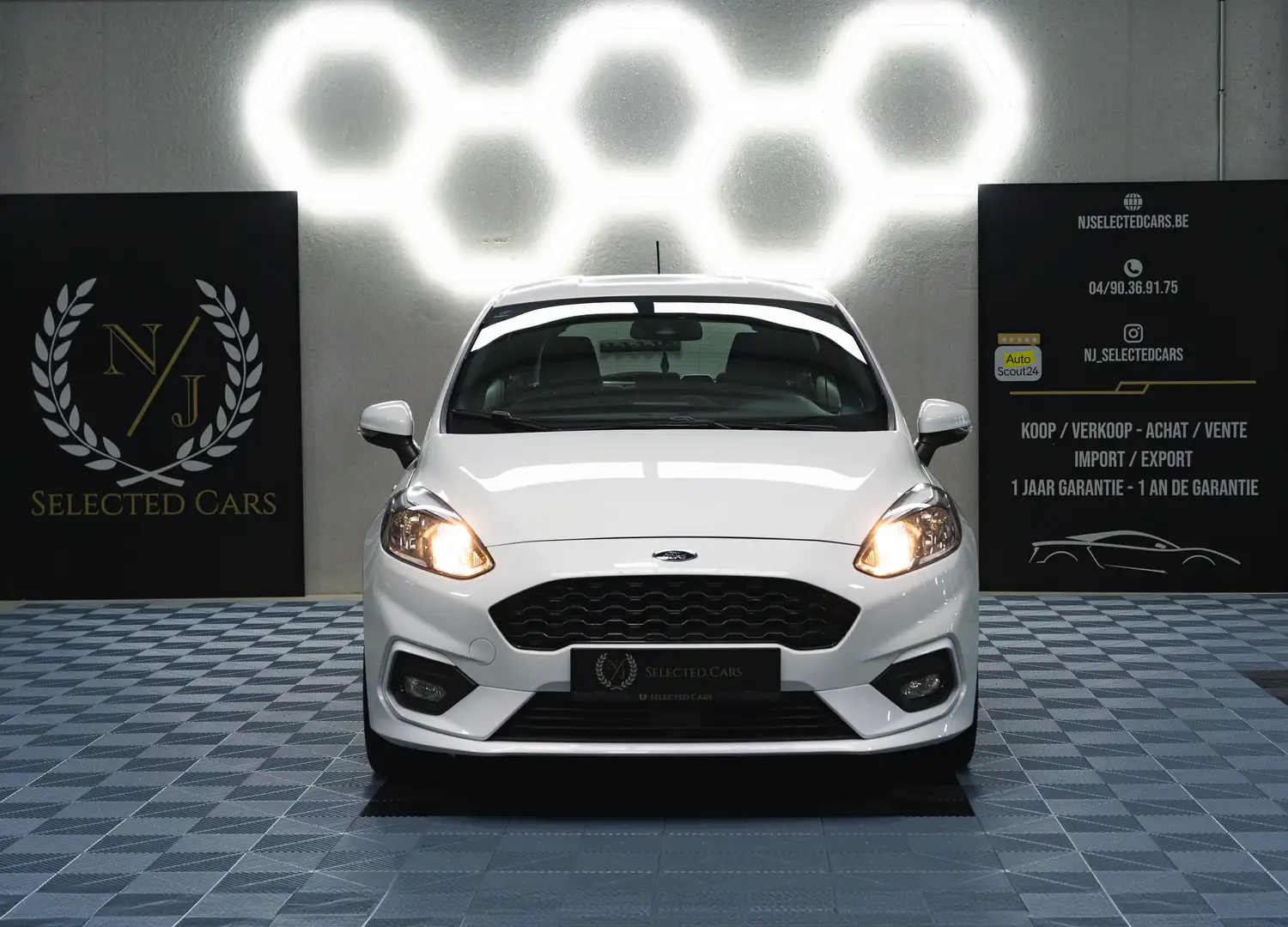 Ford Fiesta 1.0 EcoBoost ST-Line*CarPlay*LineAssist*ParkAssist Wit - 2