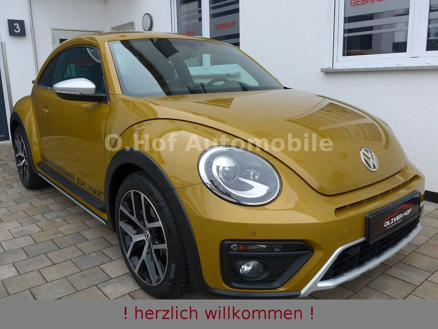 Volkswagen Beetle 1.4TSI Dune Xenon Navi Multilenkrad AppCo Yellow - 1