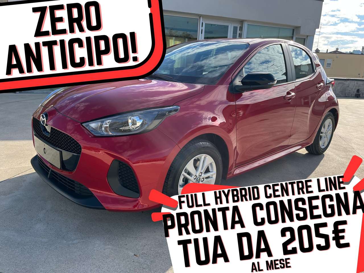 Mazda 2 1.5 FULL HYBRID 0 ANTICIPO 60 RATE DA 205€/MESE