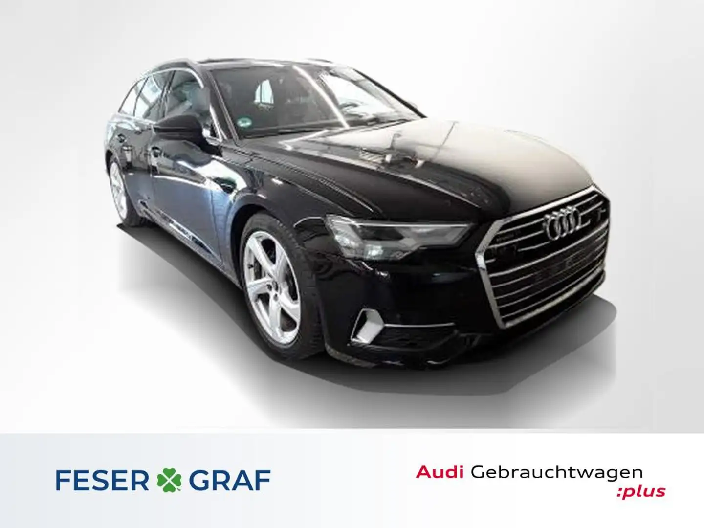 Audi A6 Avant 40 TDI qu S Line Leder,Standhzg,AHK,Navi,LED Schwarz - 1