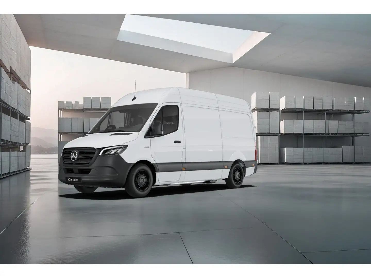 Mercedes-Benz eSprinter 320 Kasten PRO Hochdach Standard Navi Weiß - 2