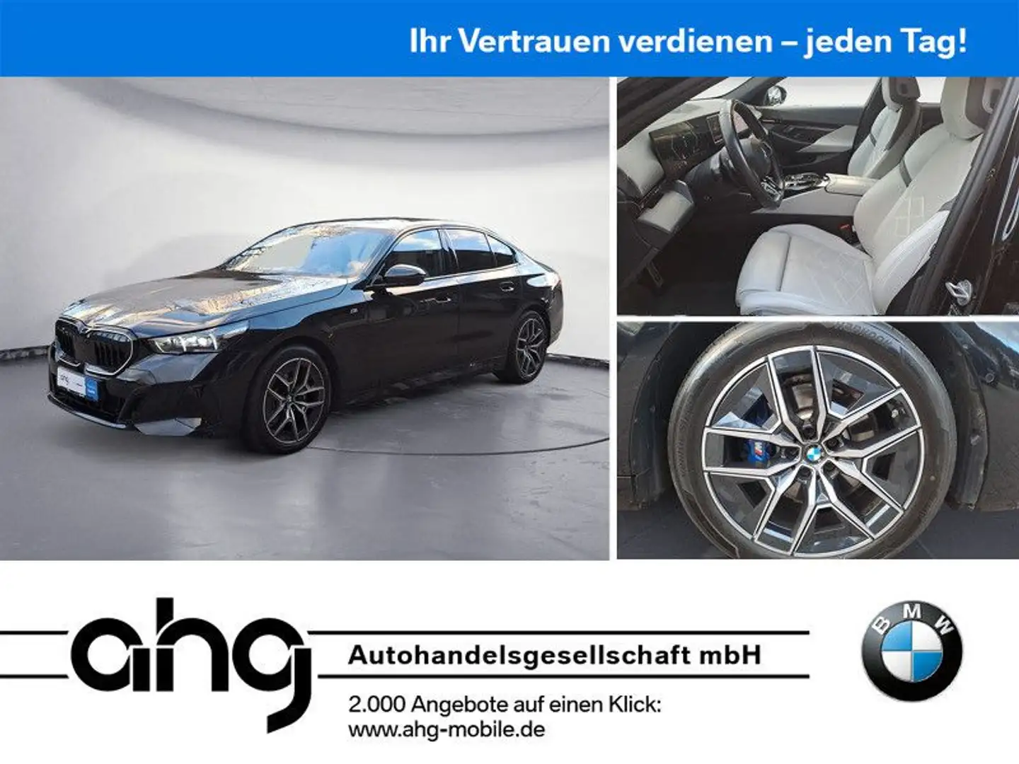 BMW 520 d Navi Tempom.aktiv Bluetooth PDC HeadUp Schwarz - 1