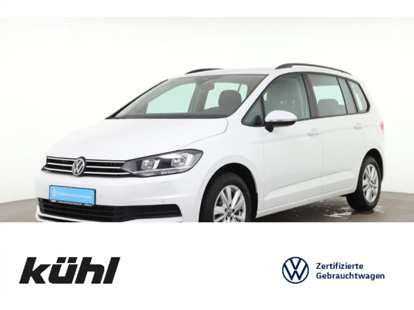 Volkswagen Touran 1.5 TSI Comfortline ACC App Navi Weiß - 1