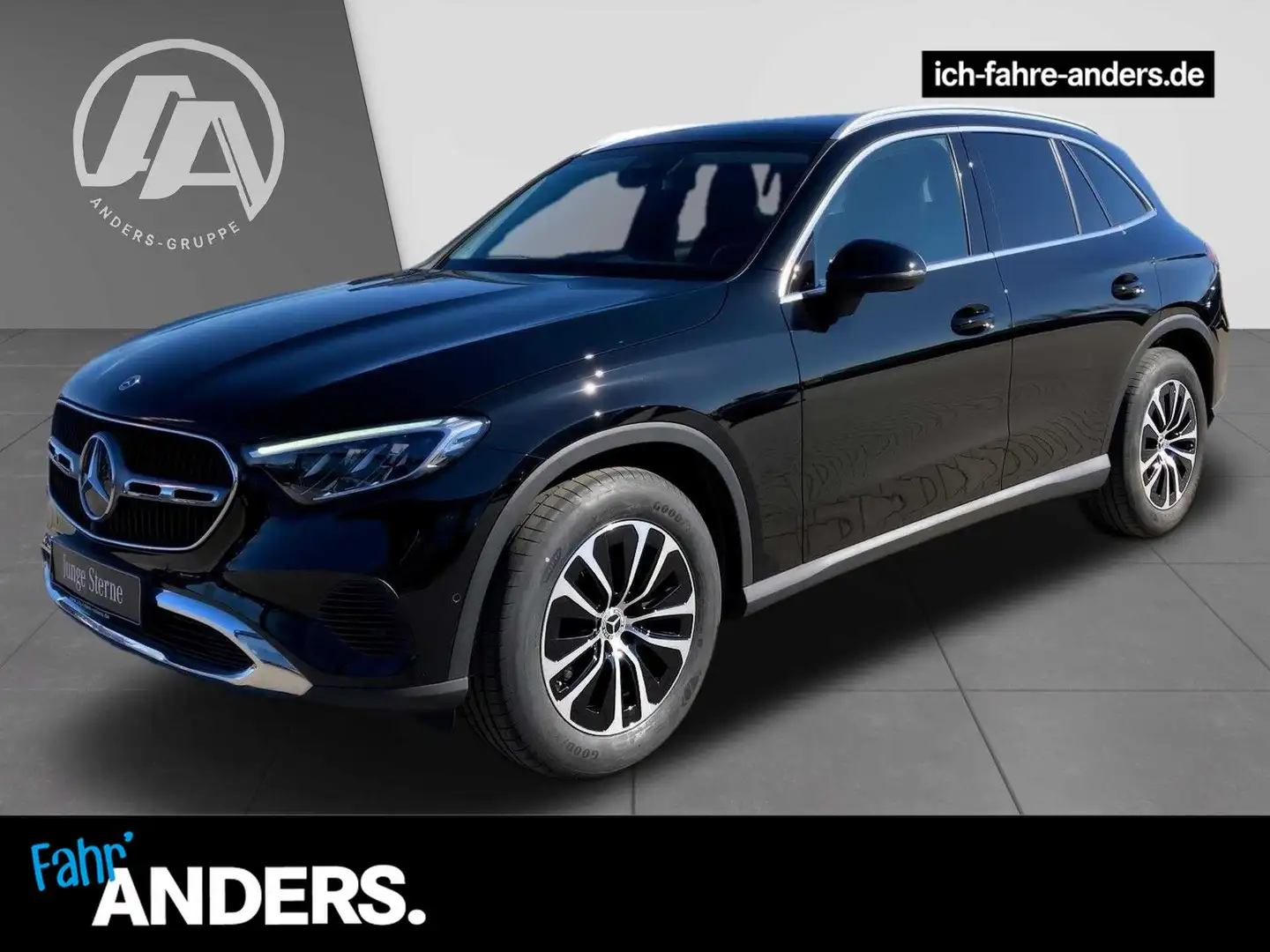 Mercedes-Benz GLC 200 4M Avantgarde AdvPLus+MBUX+Pano+Dist+AHK Noir - 1
