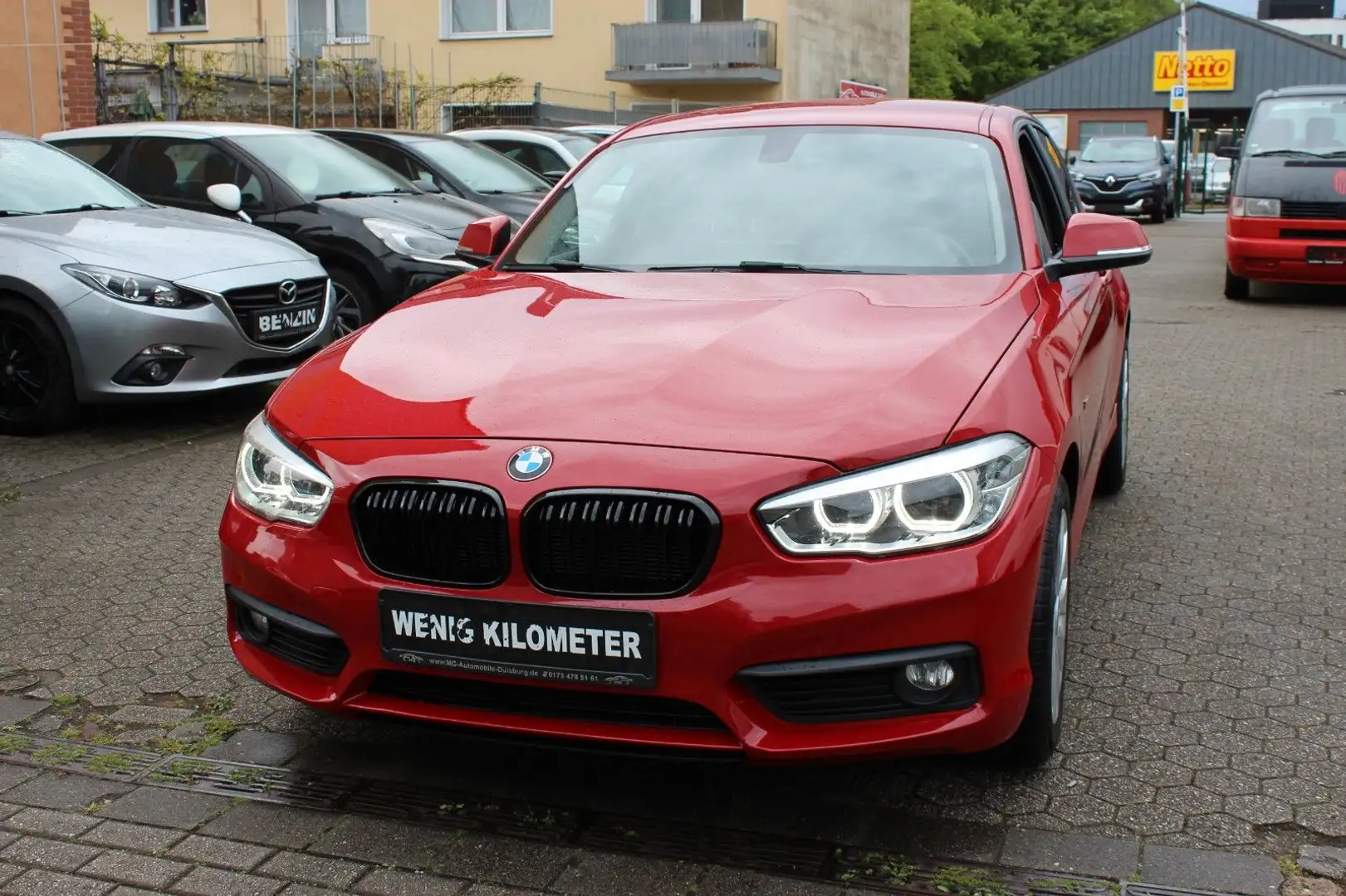 BMW 118 1 Lim. 118 i Sport Line/LED/Navi Gr./Pdc/Temp. Rojo - 1