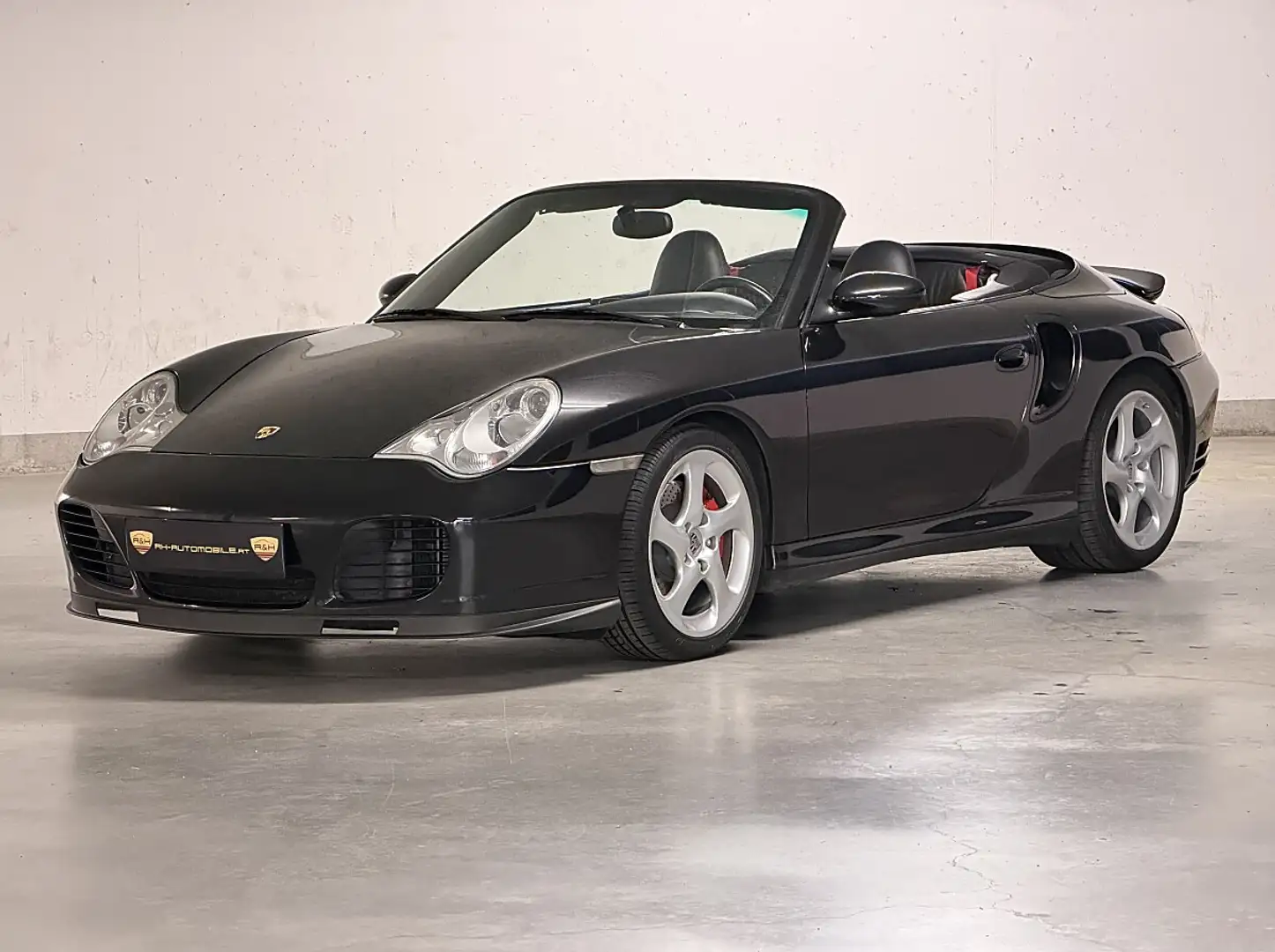 Porsche 996 911 996.2 Turbo Cabrio "Handschalter" Erstlack! Schwarz - 1