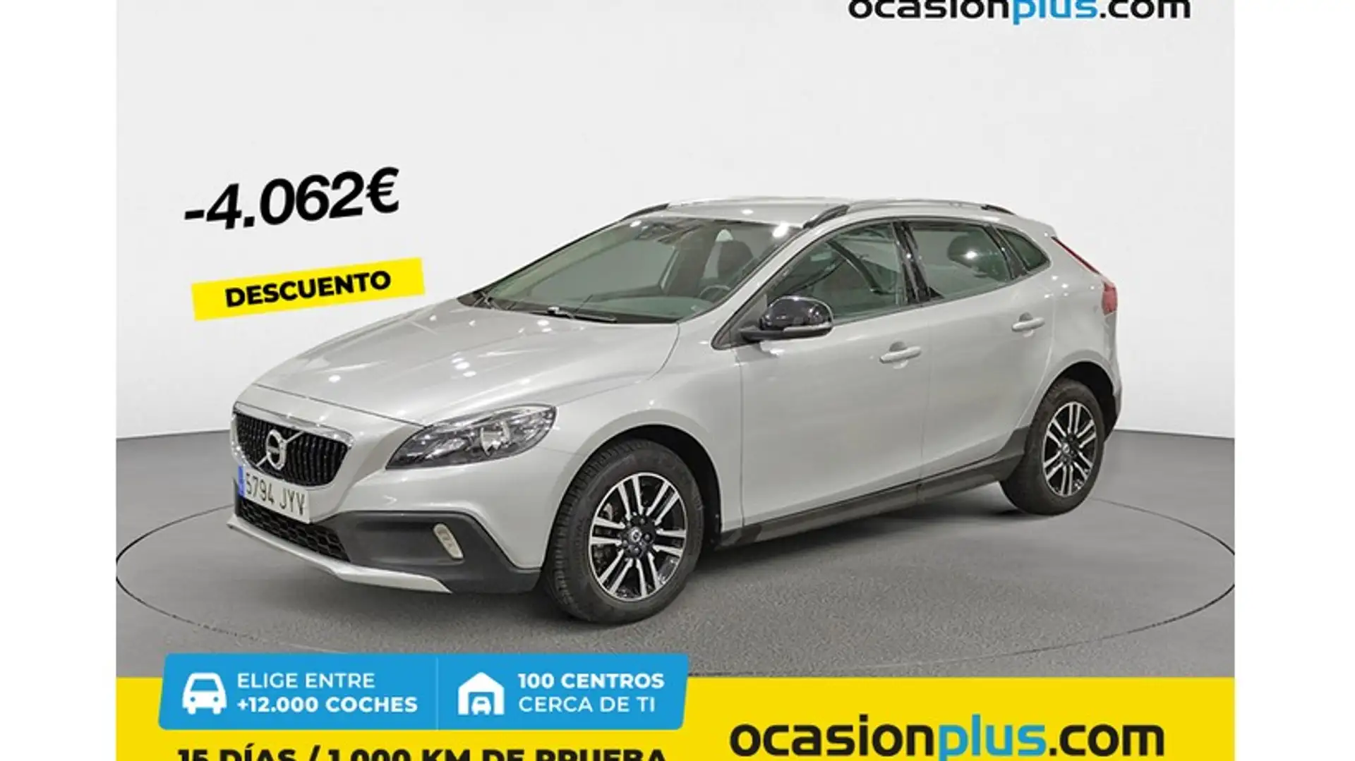Volvo V40 Cross Country D2 Plus Aut. 120 Plateado - 1