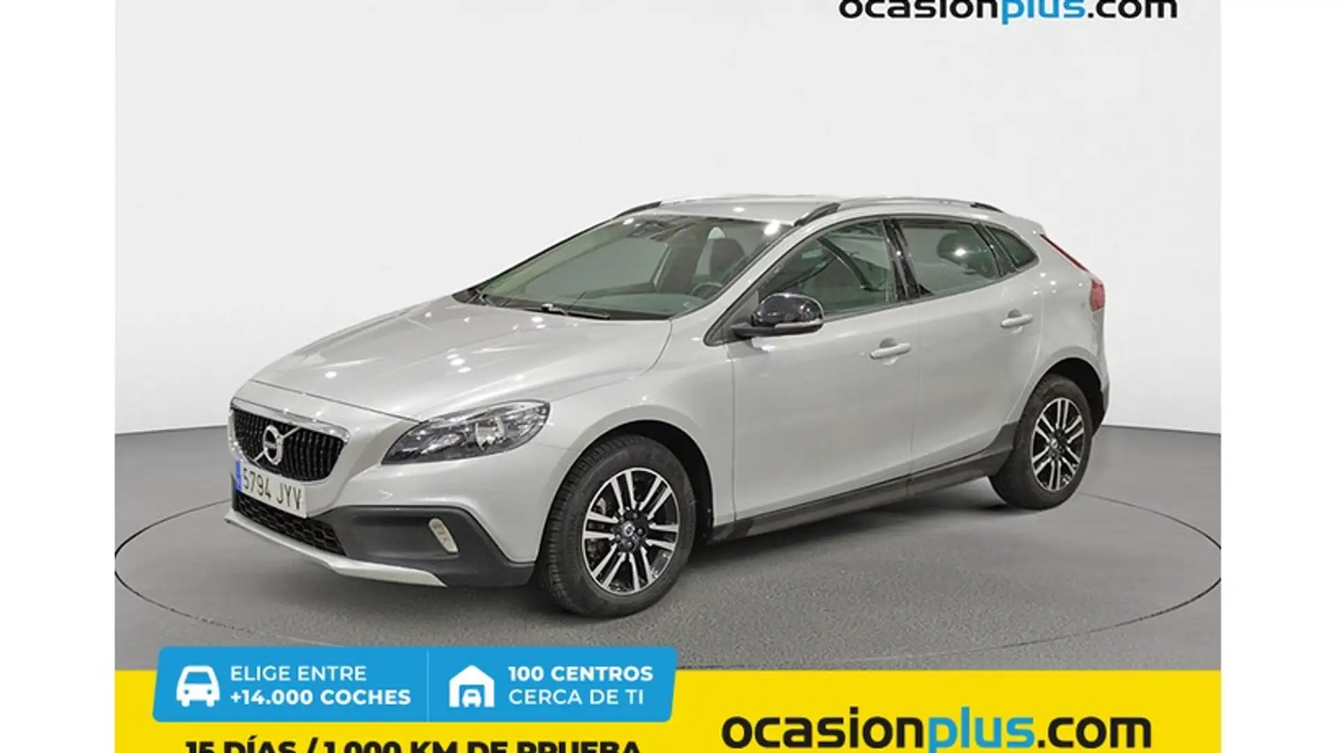Volvo V40 Cross Country D2 Plus Aut. 120 Argent - 1