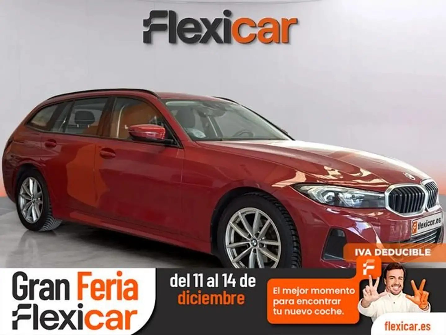 BMW 318 318d Auto.Touring Rojo - 1