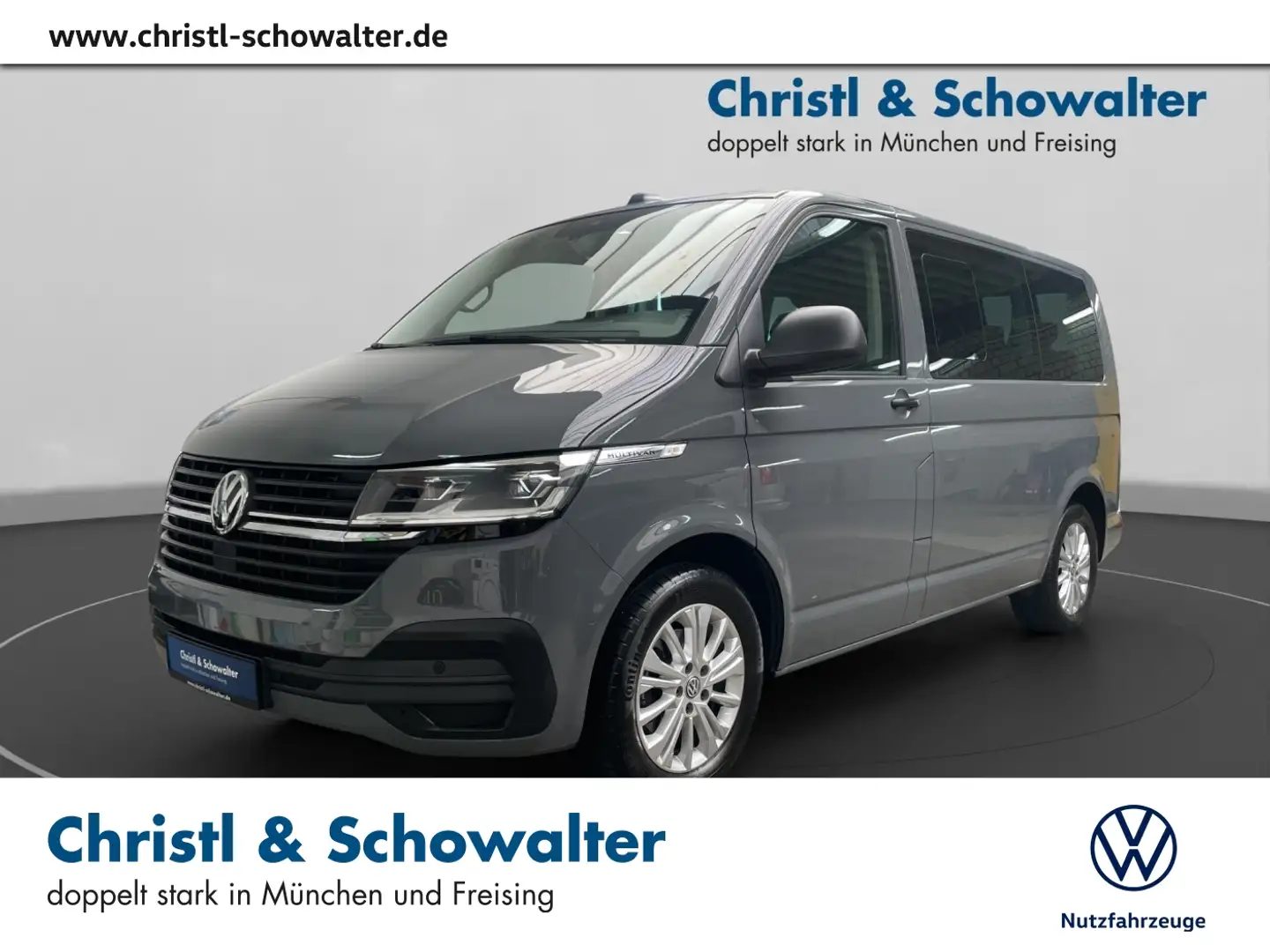 Volkswagen T6.1 Multivan 2.0TDI Trendline AHK NAVI LED ACC Gris - 1
