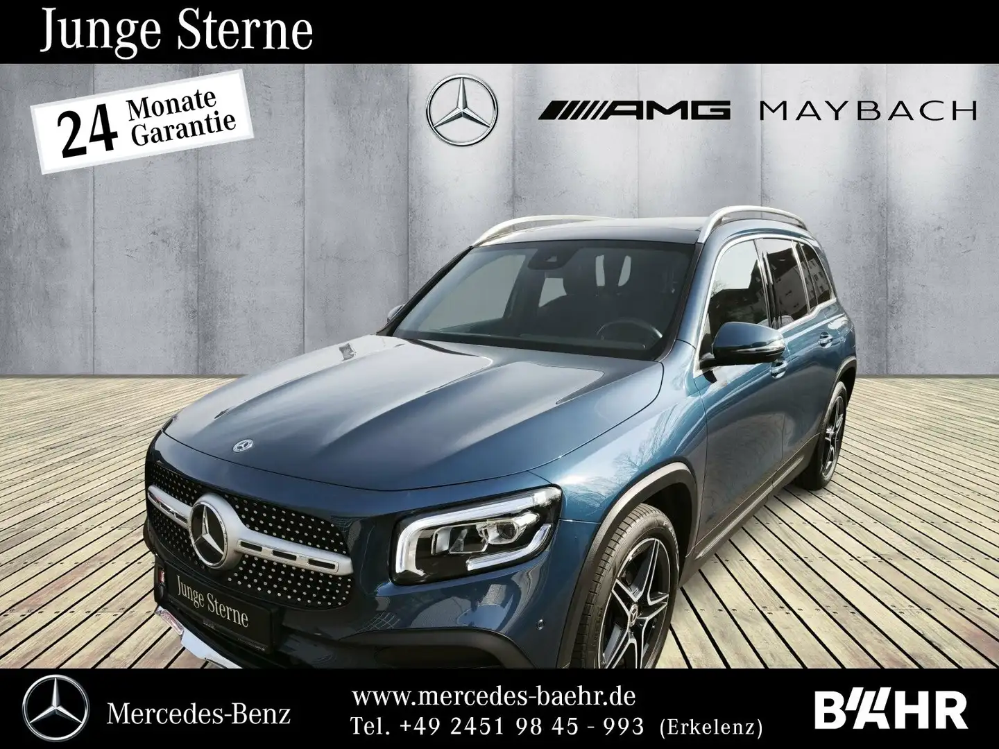 Mercedes-Benz GLB 250 GLB 250 4M AMG/MBUX-Navi/LED/Pano/RFK/SHZ/LMR19" Blauw - 1