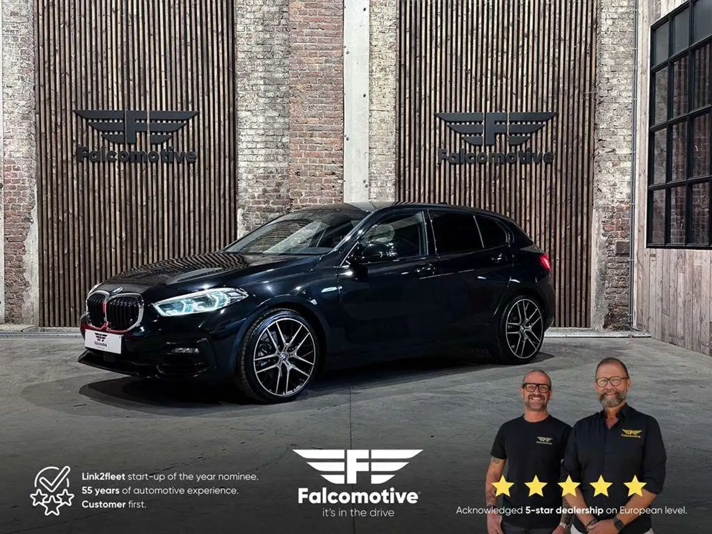 BMW 118 i*NAVI*SPORTZETELS*SPORTLINE*LED* Noir - 1
